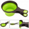 2 Pcs Pet Food Scoop Measuring Cup, Silicone Measuring Pet Food Spoon, Multi Functional Scoop 2 Pcs Pet Food Scoop Measuring Cup, Silicone Measuring Pet Food Spoon, Multi Functional Scoop