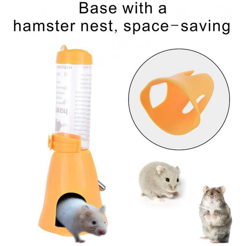 Distributeur d’eau pour petits animaux, hamster, cochon d’Inde, lapin, rat, furet, gerbille, chinchilla