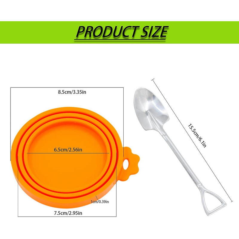 3 Pcs Pet Food Can Cover, Food Grade Silicone Pet Can Lid Universal Food Cover For Dog Cat Can Food