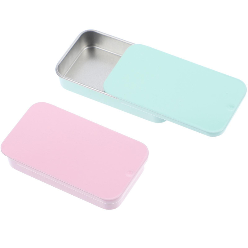 2Pcs Small Metal Bird Feeder Export Insect Box Bird Food Box Outdoor Bird Food Box Random Color