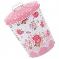European Style Storage Bucket With Lid Candy Storage Bucket Snack Bucket Tinplate Box(3L) European Style Storage Bucket With Lid Candy Storage Bucket Snack Bucket Tinplate Box(3L)