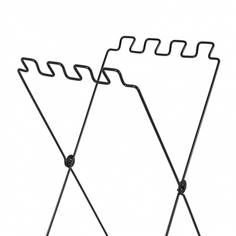 Support de sac poubelle pliable en acier inoxydable porte-sac à ordures support portable extérieur