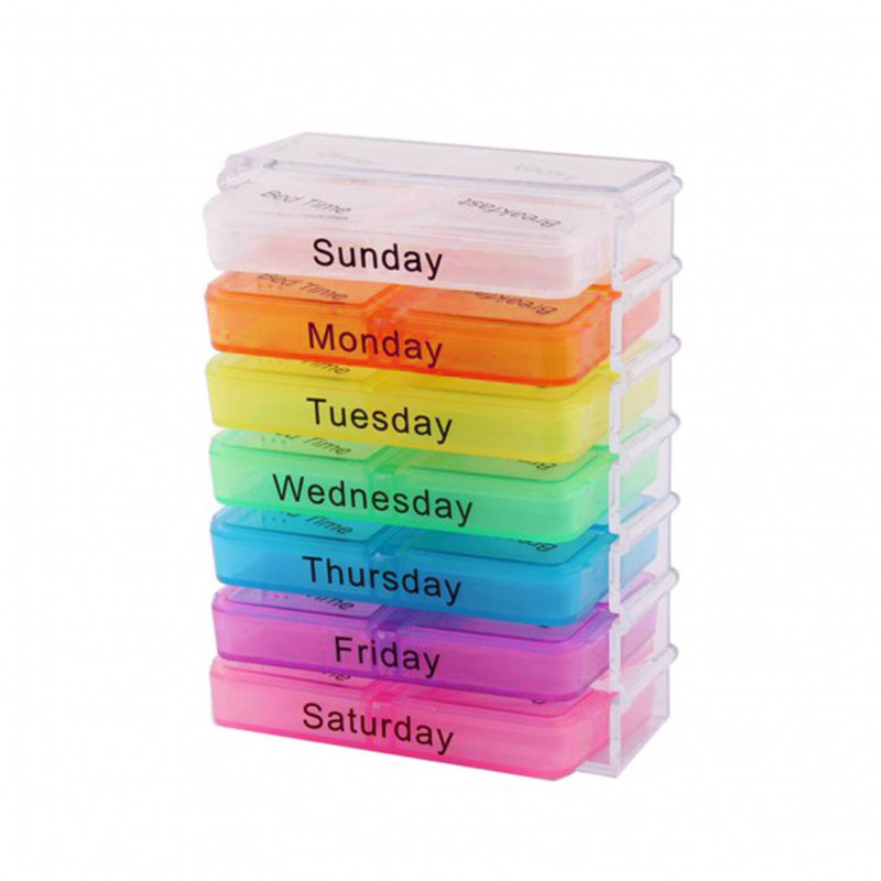 Waterproof Moisture Proof Box Large Capacity Pill Organizer Storage Waterproof Moisture Proof Box Large Capacity Pill Organizer Storage