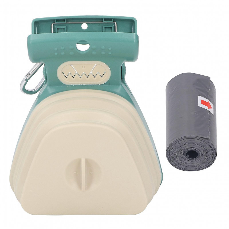 Dog Pooper Scooper Portable Poop Scooper Handheld Size Pup Poop Scoop With Garbage Bag