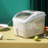 5kg Kitchen Container Bucket Insect-proof Moisture Proof Rice Box Grain Sealed Jar Pet Dog Food Sto