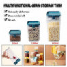 Buckle Transparent Multigrain Sealed Plastic Moisture-Proof Square Can Buckle Transparent Multigrain Sealed Plastic Moisture-Proof Square Can
