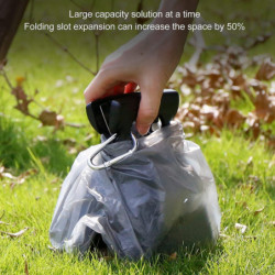 Dog Pooper Scooper Portable Poop Scooper Handheld Size Pup Poop Scoop With Garbage Bag