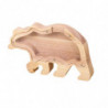 Bear Solid Wood High-capacity Coin Storage Innovative Transparent Currency And Various Types Of Storage Jars FLYE2234 Bear Solid Wood High-capacity Coin Storage Innovative Transparent Currency And Various Types Of Storage Jars FLYE2234