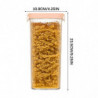 Miscellaneous Grains Barley Noodle Storage Jar Nut Candy Dry Storage Jar Transparent Buckle Dry Storage Jar Flye243142 Miscellaneous Grains Barley Noodle Storage Jar Nut Candy Dry Storage Jar Transparent Buckle Dry Storage Jar Flye243142