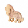 Lions Solid Wood High-capacity Coin Storage Innovative Transparent Currency And Various Types Of Storage Jars FLYE2233 Lions Solid Wood High-capacity Coin Storage Innovative Transparent Currency And Various Types Of Storage Jars FLYE2233