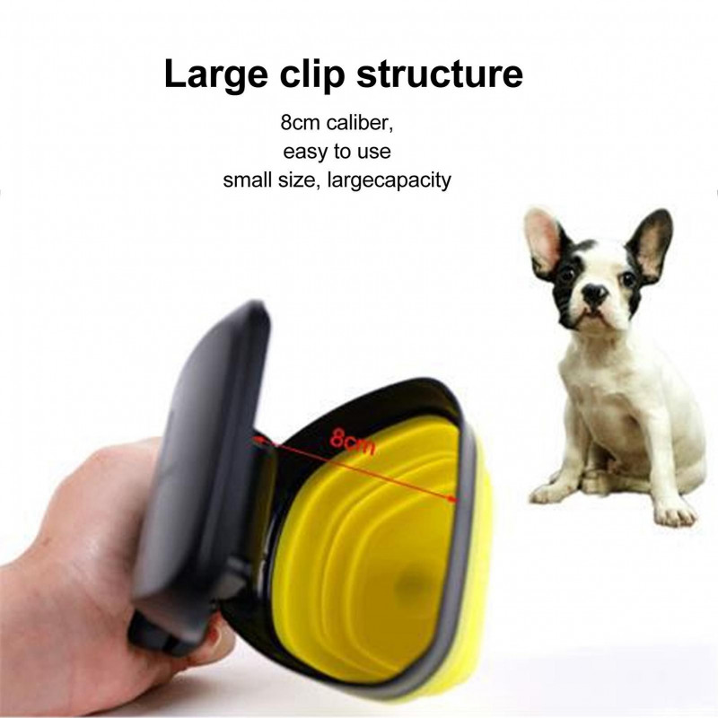Dog Pooper Scooper Portable Poop Scooper Handheld Size Pup Poop Scoop With Garbage Bag