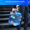 Bidon d’eau avec robinet, réservoir d’eau de 7,5 L avec poignée, réservoir d’eau de seau portable avec couvercle pour Ou Bidon d’eau avec robinet, réservoir d’eau de 7,5 L avec poignée, réservoir d’eau de seau portable avec couvercle pour Ou
