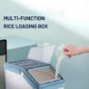 Food Storage Box Plastic Kitchen Lunch Box with Lid Sealed Moisture-Proof Storage Box Pet Dog Food