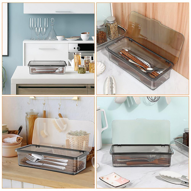 2Pcs Chopsticks Case Holder Chopsticks Storage Box Chopsticks Container Home Supply