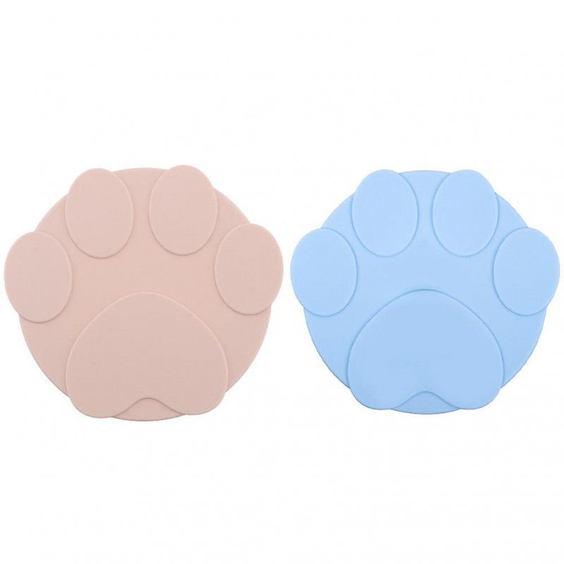 2pcs Durable Food Can Covers Silicone Pet Food Can Dust-proof Cover Pads