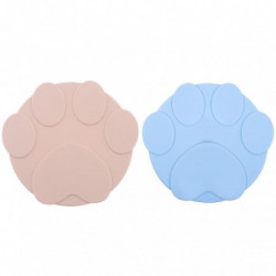 2pcs Durable Food Can Covers Silicone Pet Food Can Dust-proof Cover Pads