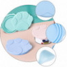2pcs Durable Food Can Covers Silicone Pet Food Can Dust-proof Cover Pads