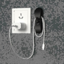 10pcs Kitchen Appliance Cord Winder Universal Adhesive Power Cord Organizer For Appliance Cord Whit