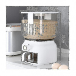 10kg Kitchen Nano Bucket Insect-proof Moisture-proof Sealed Rice Bucket Grain Pet Food Storage Cont