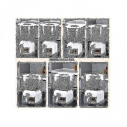 10kg Kitchen Nano Bucket Insect-proof Moisture-proof Sealed Rice Bucket Grain Pet Food Storage Cont