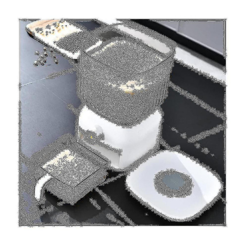 10kg Kitchen Nano Bucket Insect-proof Moisture-proof Sealed Rice Bucket Grain Pet Food Storage Cont