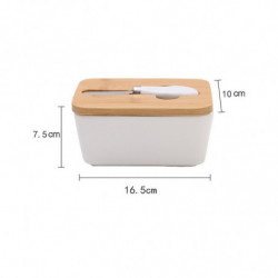 Food Containers Ceramic Butter Dish Nordic Style Butter Box Keeper Container Food Storage Candy Box Baking Dish