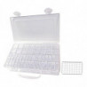 48 Slots Seed Storage Organizer In 2 Sizes With Label Stickers, Durable Portable Seed Container Box
