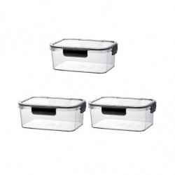 3pcs Refrigerator Food-grade -keeping Box Freeze Food Sealed Box With Lid, Suitable For Vegetables And Meat