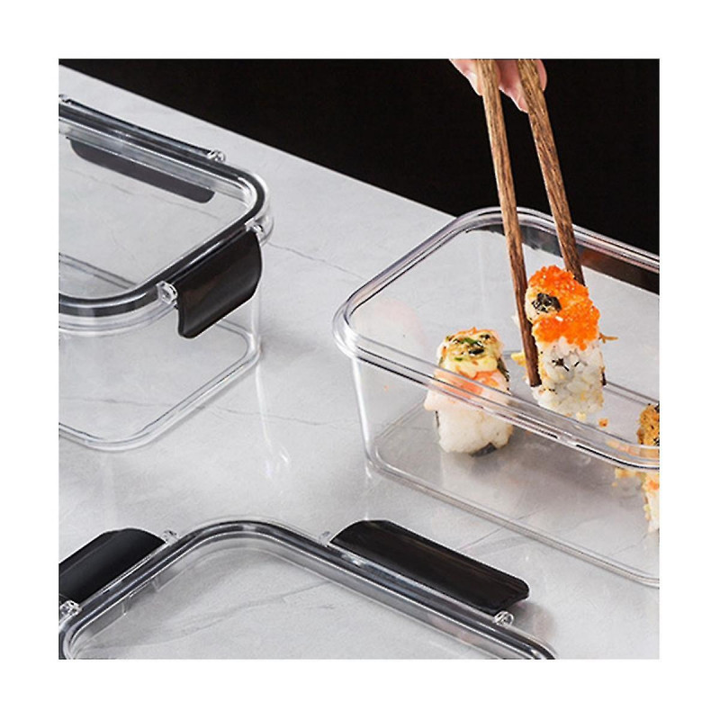 3pcs Refrigerator Food-grade -keeping Box Freeze Food Sealed Box With Lid, Suitable For Vegetables And Meat