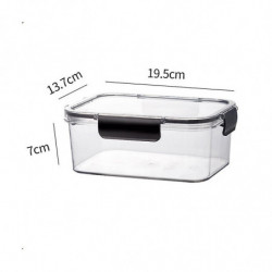 3pcs Refrigerator Food-grade -keeping Box Freeze Food Sealed Box With Lid, Suitable For Vegetables And Meat