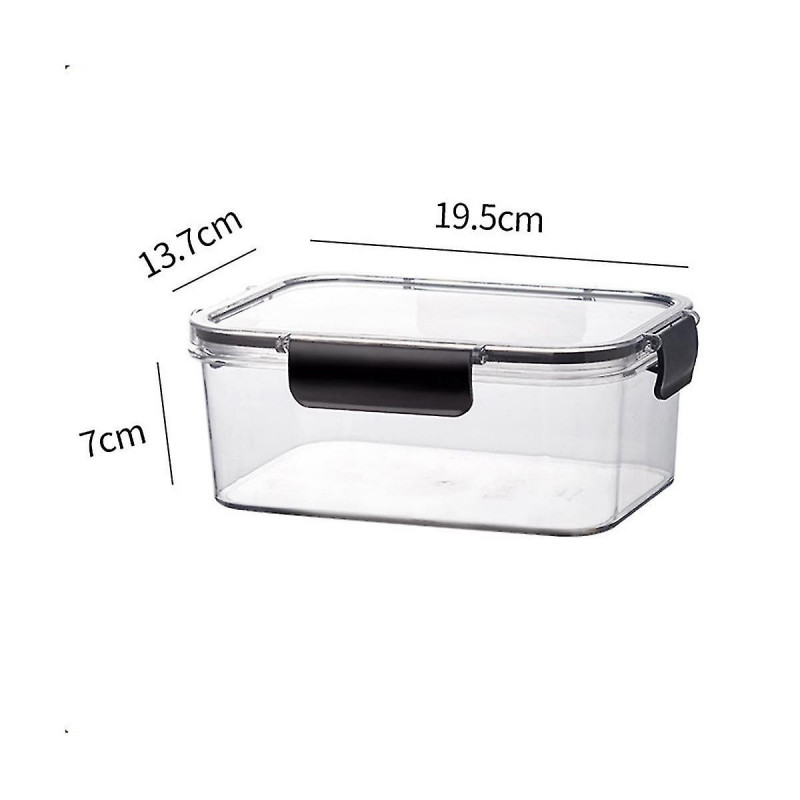 3pcs Refrigerator Food-grade -keeping Box Freeze Food Sealed Box With Lid, Suitable For Vegetables And Meat