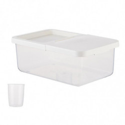 1pc Clamshell Design Kitchen Rice Storage Box Kitchen Sealing Storage Box