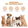 3pcs Medium Candy Colored Round Bowl Plastic Foods Container for Pet Dog Cat Random Color 3pcs Medium Candy Colored Round Bowl Plastic Foods Container for Pet Dog Cat Random Color