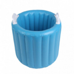 Outdoor Multi-functional Porable PVC Inflatable Ice Bucket Foldable Bucket Storage Bucket (Blue) Outdoor Multi-functional Porable PVC Inflatable Ice Bucket Foldable Bucket Storage Bucket (Blue)