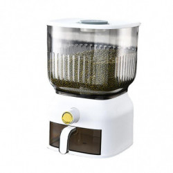 10KG Kitchen Nano Bucket Insect-Proof Moisture-Proof Sealed Rice Bucket Grain Pet Food Storage Cont 10KG Kitchen Nano Bucket Insect-Proof Moisture-Proof Sealed Rice Bucket Grain Pet Food Storage Cont