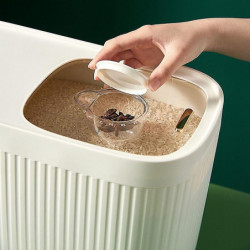 Kitchen Luxury Rice Bucket Insect Proof Moisture Proof Sealing with Scale Storage Box Flour Grains Kitchen Luxury Rice Bucket Insect Proof Moisture Proof Sealing with Scale Storage Box Flour Grains