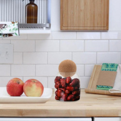 Boule de liège 500ML sans plomb avec couvercle Réservoir de stockage Boîtes de thé scellées Céréales Bocaux de [...]