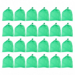 100 Pcs Fabric Grow Bags Grape Netting Bags Plant Growing Pouch Fruit Cover Bags Protection Bags Seedling Nursery Bags