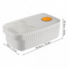 Grain Rice Storage Bin Rice Container Plastic Large Capacity Airtight with Lid Rice Bin for Grain C Grain Rice Storage Bin Rice Container Plastic Large Capacity Airtight with Lid Rice Bin for Grain C