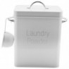5L Belle Poudre De Poudre De Poudre De Poudre De Poudre De Stockage Avec Scoop Blanc 5L Belle Poudre De Poudre De Poudre De Poudre De Poudre De Stockage Avec Scoop Blanc