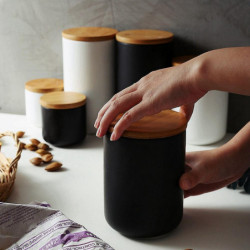 Whole Grain Storage Box Kitchen Storage Jar Food Sealed Jar Ceramic Storage Box Sealed Bottle Stora Whole Grain Storage Box Kitchen Storage Jar Food Sealed Jar Ceramic Storage Box Sealed Bottle Stora