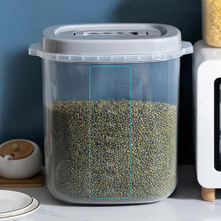 PP Sealed Rice Bucket Household Metering Miscellaneous Grain Bucket Plastic Transparent Rice Storag PP Sealed Rice Bucket Household Metering Miscellaneous Grain Bucket Plastic Transparent Rice Storag