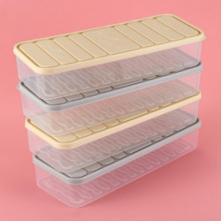 4 Pcs Set Refrigerator Food Preservation Storage Box Plastic Freezer Space Saver Food Container Org 4 Pcs Set Refrigerator Food Preservation Storage Box Plastic Freezer Space Saver Food Container Org