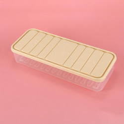 4 Pcs Set Refrigerator Food Preservation Storage Box Plastic Freezer Space Saver Food Container Org 4 Pcs Set Refrigerator Food Preservation Storage Box Plastic Freezer Space Saver Food Container Org