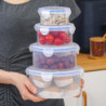 Stackable Food Containers - Food Fresh And Organized Plastic Bowls Stackable Food Containers - Food Fresh And Organized Plastic Bowls