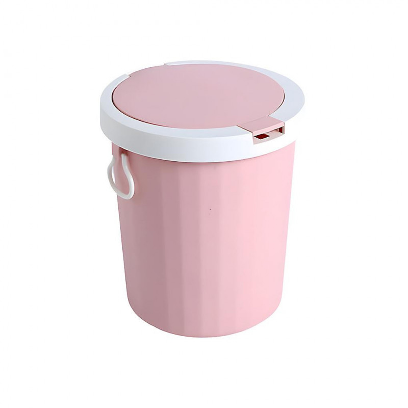 Nordic Contrasting Color Lid Trash Can - Sturdy Durable And Convenient