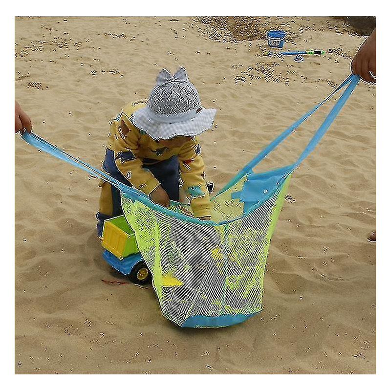 Bird food outdoor children's beach toy storage bag portable mesh beach bag