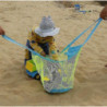 Bird food outdoor children's beach toy storage bag portable mesh beach bag