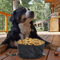 Dog Bowl Travel Bowls Foldable For Dog Pet, Leak-proof Portable On The Go With Zipper Feeding Bowl And Drinking [...]