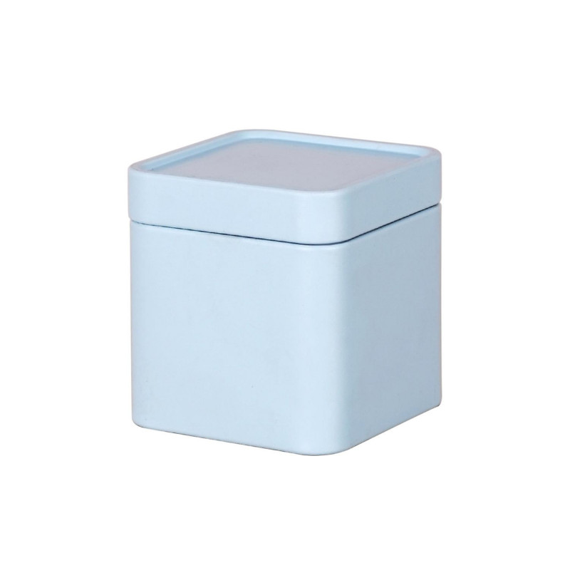 Storage Bin with Lid Dustproof Iron Mini Sturdy Loose Tea Bucket Household Supplies